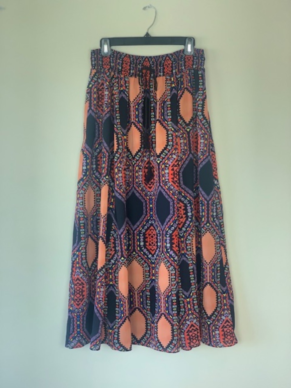 Anthropologie Maeve Geometric Boho Maxi Skirt Women's Small Festival